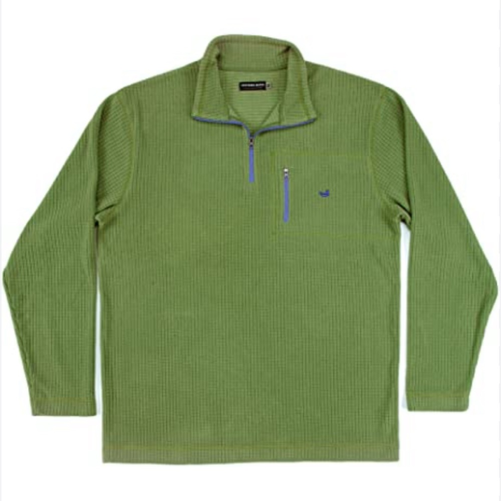 Southern Marsh FieldTec™ Dune Quarter Zip Pullover in Green